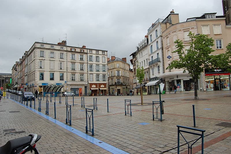 Centre ville de Limoges vide